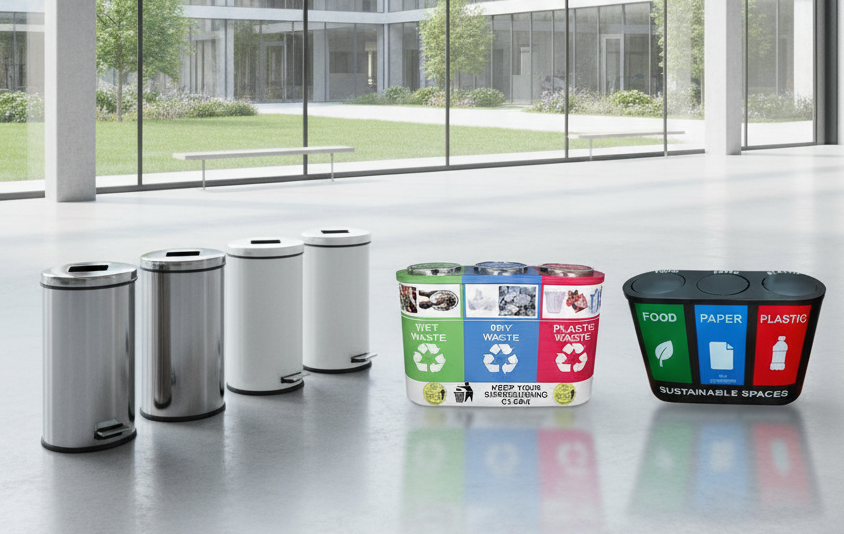 Stainless Steel Dustbins